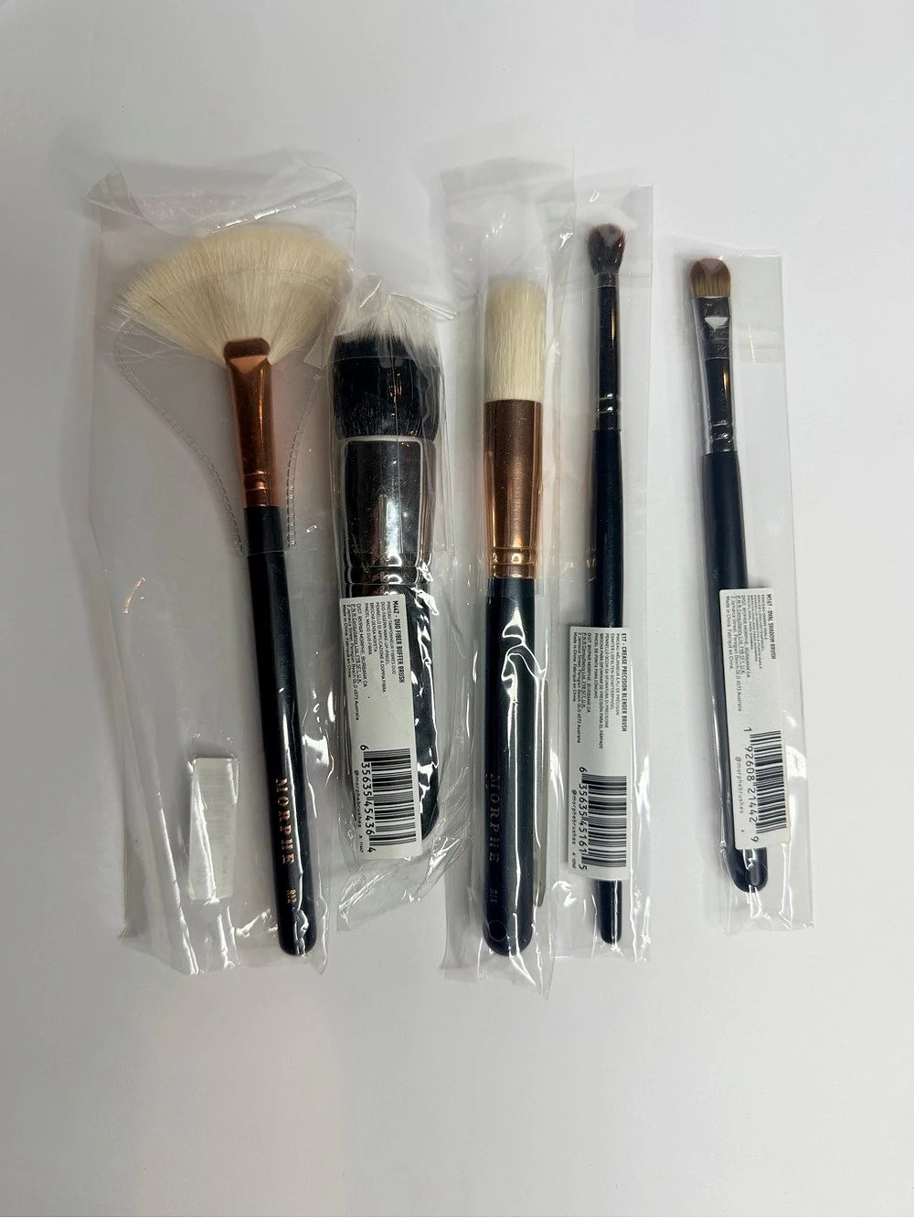 Morphe Makeup Brushes Assortment Set Black & Brown